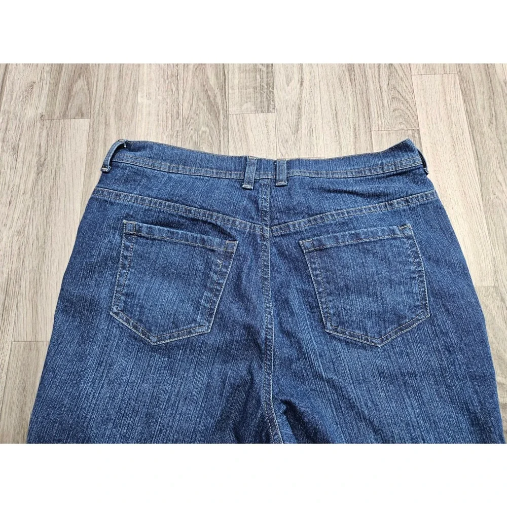 Style & Co Jeans Womens 12PS Petite Short Dark Wash Natural Fit Straight Leg